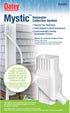 Oatey 14209 Mystic Rainwater Collection System Fits 2" X 3" Residential Downspouts, White